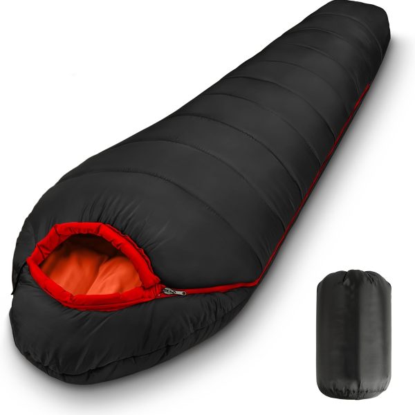 Mummy Sleeping Bag 15-45 Fahrenheit Extreme 3-4 Season Sleeping Bag for Adults Cold Weather-Warm And Washable, for Hiking Traveling Outdoor Activities
