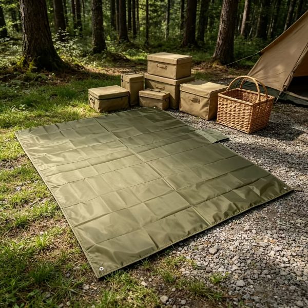 1pc Outdoor Placemat, Thickened Portable Camping Mat, Suitable for Spring Outings, Camping, and Hiking Non-Food Direct Contact