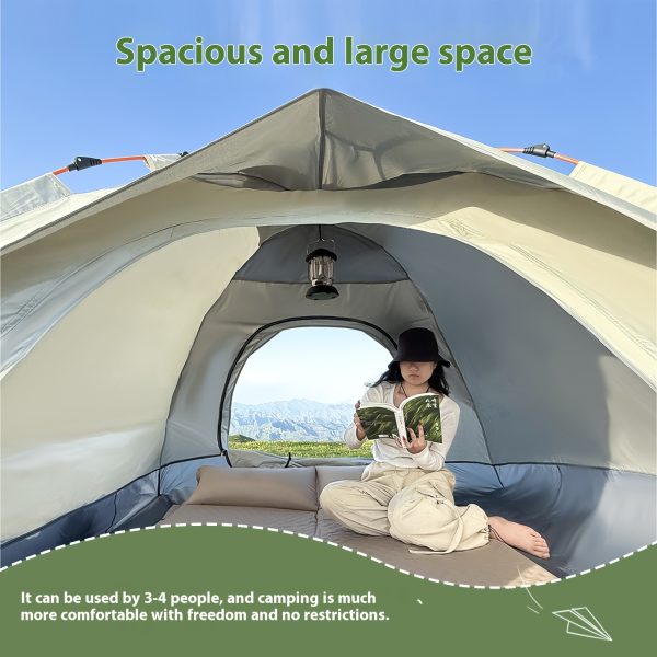 Outdoor Camping Automatic Quick Opening Tent Silver Coating Sunscreen Fully Automatic Sunscreen Picnic Tent Camping