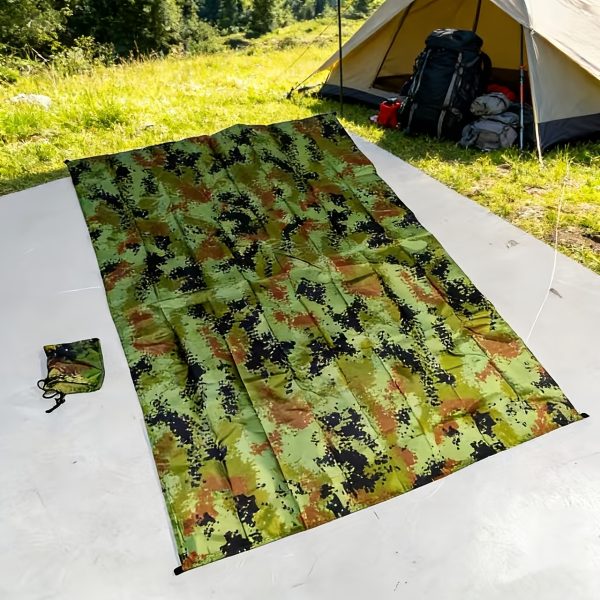 Outdoor Camping Sunshade Tent - UV Protection, Beach Sunshade Cloth, Table Mat, Cushion, Floor Mat, Functional Use Durable Polyester Fabric Suitable for Picnicking, Barbecue, and Outdoor Camping Tools